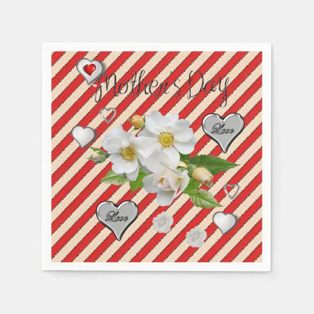 Mother's Day Paper Napkins (Front)