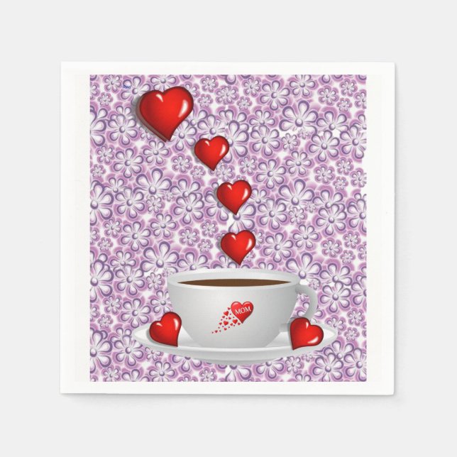 Mother's Day Paper Napkins (Front)