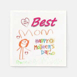 Mother's Day Paper Napkins