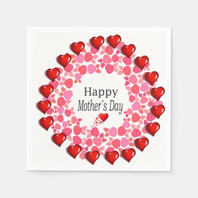 Mother's Day Paper Napkins (Front)