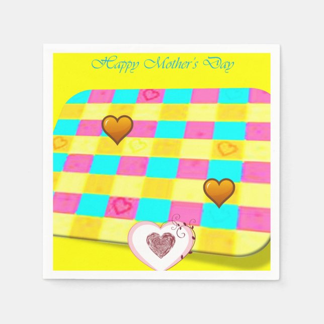 Mother's Day Paper Napkins (Front)