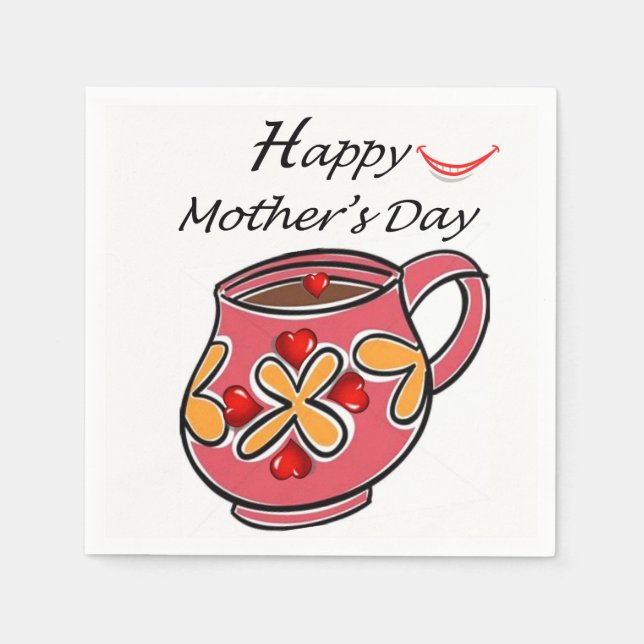 Mother's Day Paper Napkins (Front)