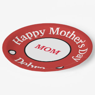 Mothers Day Paper Plate