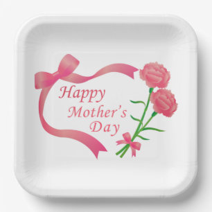 Mother's day  paper plate