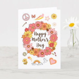 Mother's Day Peace & Love Card                    