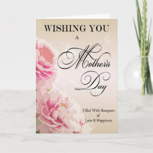 Mother's Day Peonies Mother's Day Card
