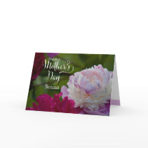 Mother's Day Peony Garden Greeting Card