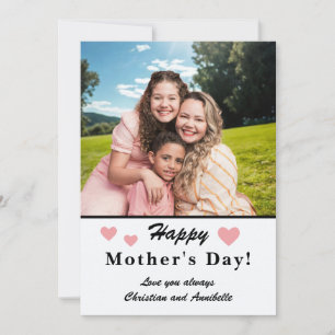 Mother's Day Personalised Downloadable Photo  Holiday Card