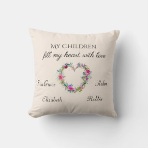 Mother's Day Personalised Throw Pillow