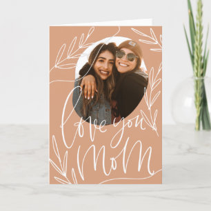 Mother's Day Photo Card Template. Love You Mum