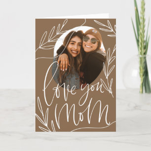 Mother's Day Photo Card Template. Love You Mum