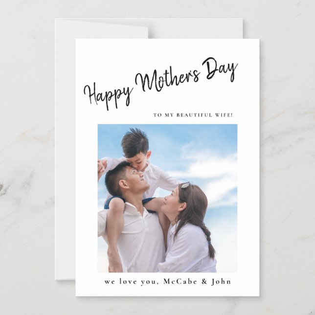 Mother's Day Photo Cards (Front)