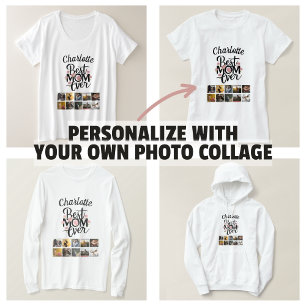 Mothers Day Photo Collage Best Mum Ever Keepsake T-Shirt