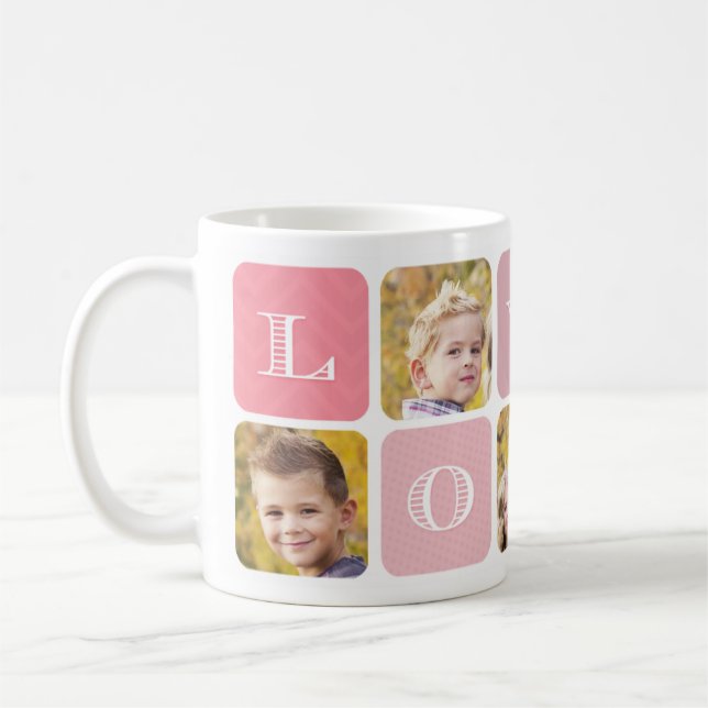 Mother's Day Photo Collage Mug (Left)