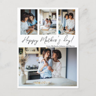 Mother's Day Photo Collage Postcard