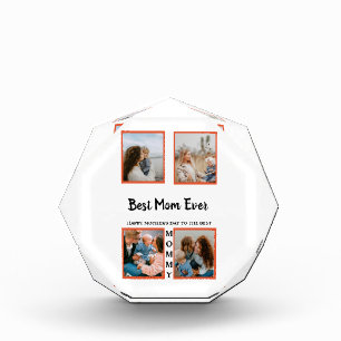 Mother's day photo display collage for mum block