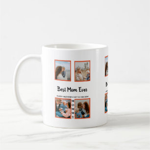 Mother's day photo display collage for mum coffee mug