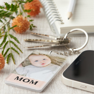 Mother's Day Photo I love you Mum Key Ring