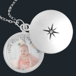 Mothers Day Photo Keepsake Locket Necklace<br><div class="desc">Add your own adorable baby photo to this sweet locket and customise the text for a personal and special gift! Perfect for Mother's Day,  this necklace is sure to make a memorable keepsake for the wonderful mother or grandmother in your life.</div>