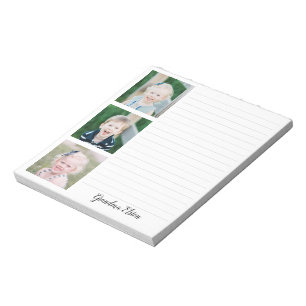 Mother's Day Photo Notepad Gift, Grandma Notes