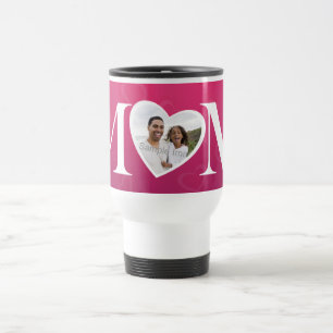 Mothers Day Photo O Heart MOM Mug