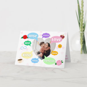 Mothers Day Photo Word Clouds Best Mum Mother Card