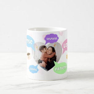 Mothers Day Photo Word Clouds Best Mum Mother Coffee Mug