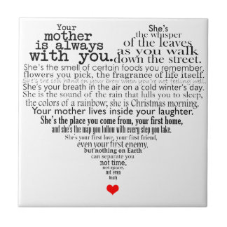 Mother's day poem tile