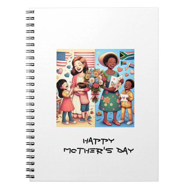 Mother's Day Print Notebook  (Front)