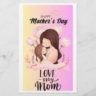 Mother's Day Printable png Stationery