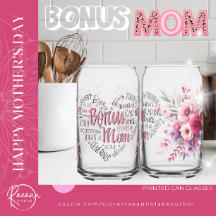 Mother's Day Printed Can Glasses