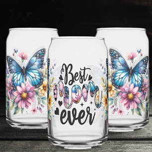 Mother's Day Printed Can Glasses