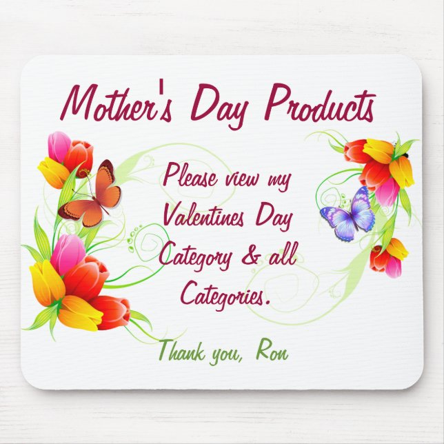 Mother's Day Products Mouse Mat (Front)