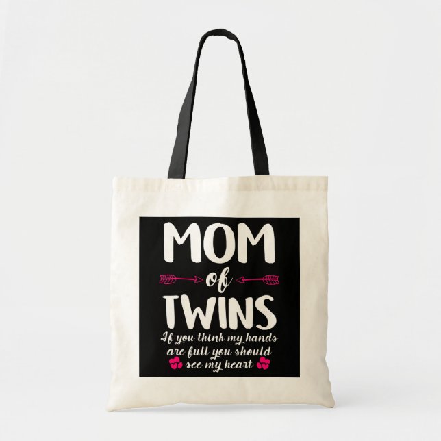 Mother'S Day Proud Mum Of Twins Mum'S Gift For Tote Bag (Front)