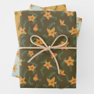 Mother's Day Punny Floral Collection Wrapping Paper Sheet