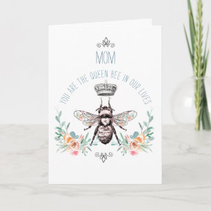 Mother's Day Queen Bee Greeting Card