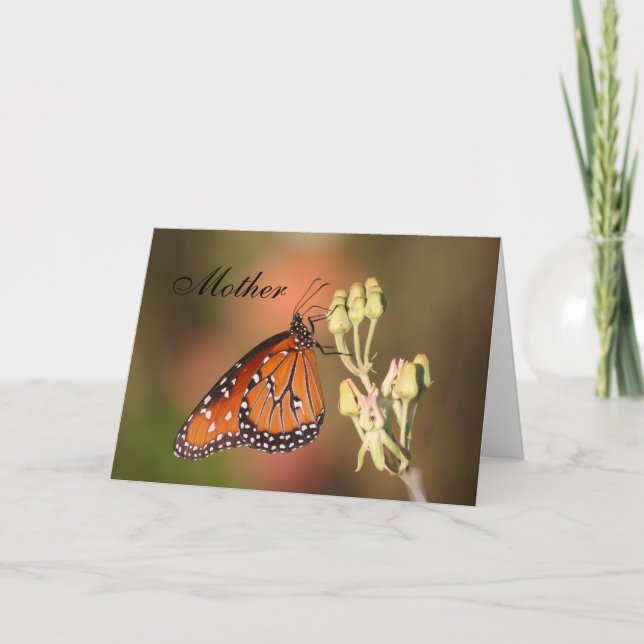 Mother's Day Queen Butterfly Card (Front)