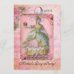 Mother's Day Queen party Invitation