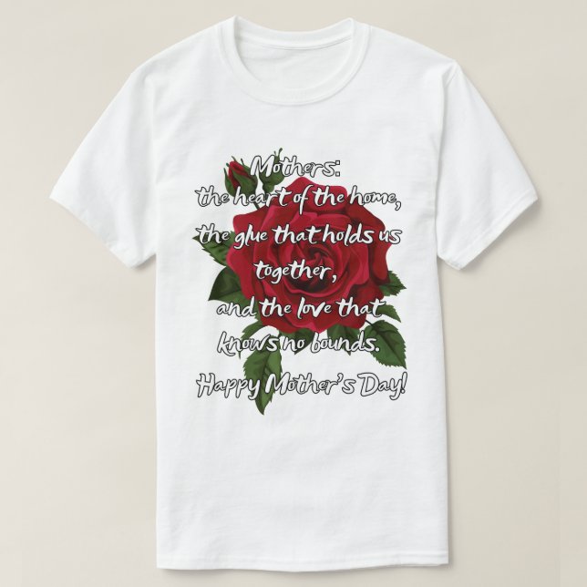  Mother's Day Quote T-Shirt (Design Front)