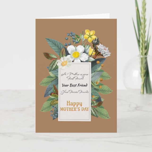 Mother's Day Quotes Card (Front)