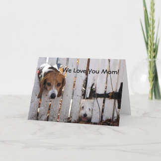 Mother's Day Rescued Pups Card