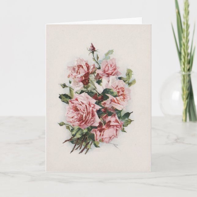 Mother's Day Rose Bouquet Card (Front)