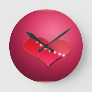 Mother's Day Round Clock