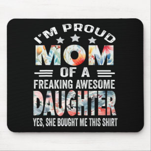 Mothers Day Shirt For Mum From Daughter Mouse Mat