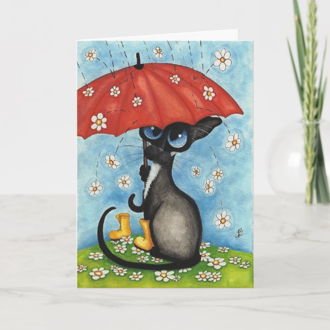 Mothers Day Siamese by BiHrLe Card (Front)