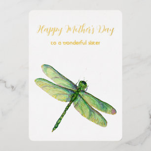 Mother's Day Sister Foil Holiday Card