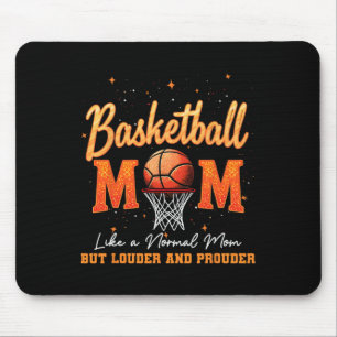 Mother's Day Sketll Mom Sketll Hoop Net Game Day Mouse Mat