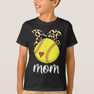 Mother's Day Softball Mum Softball Mothers Day Mam T-Shirt