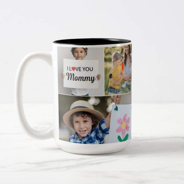 Mother's Day Special  Two-Tone Coffee Mug (Left)