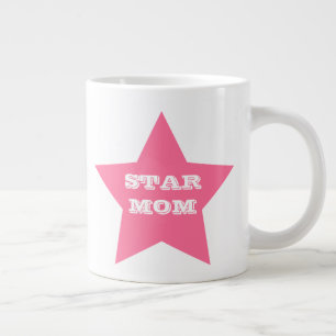 Mother's Day Star Mum   Pink Star Jumbo Mug